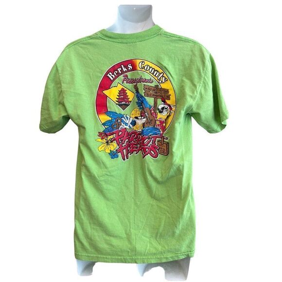 Vintage Men's M Jimmy Buffett T Shirt Parrot Head Club Berks County PA Key West - Picture 2 of 7